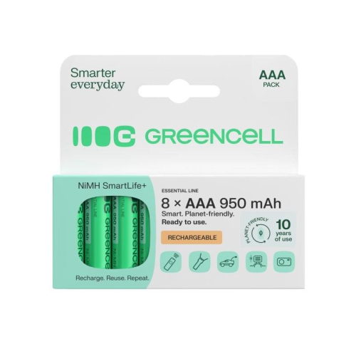 Akumulatorki paluszki 8xAAA HR03 950mAh-23285492