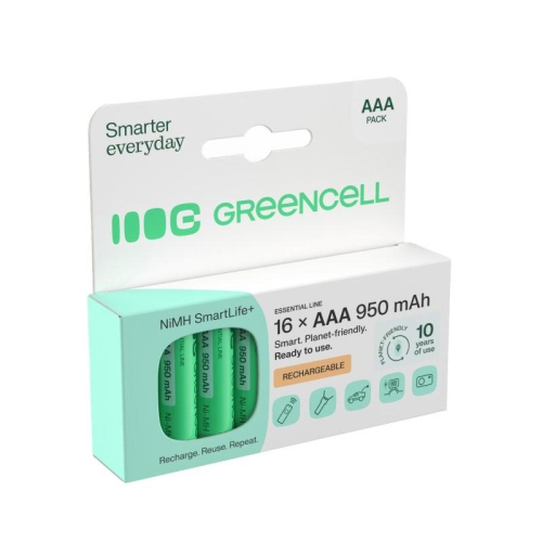 Akumulatorki paluszki 16xAAA HR03 950mAh-23285499