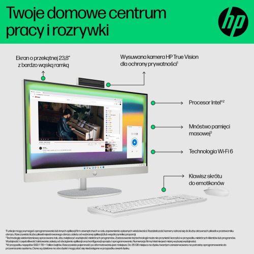 HP AIO 24-cr0124nw i3-N300 23.8