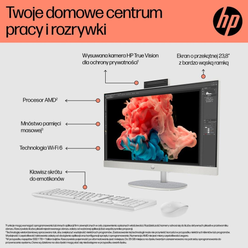 HP AIO 24-cr0144nw Ryzen 3 7320U 23.8