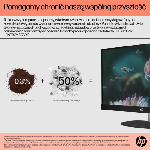 HP AIO 24-cr0144nw Ryzen 3 7320U 23.8