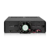Stacja dokująca Icy Dock MB324SP-B, 0 TB, Serial ATA, Serial ATA II, Serial ATA III, Serial Attached SCSI (SAS), 440 g,