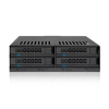 Stacja dokująca Icy Dock MB324SP-B, 0 TB, Serial ATA, Serial ATA II, Serial ATA III, Serial Attached SCSI (SAS), 440 g,