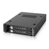 We-Ra. IcyDock z miejscem na 2 dyski: 2x6,3cm SATAI-III/SAS HDD&SSD w kolorze, 1x3,5