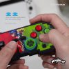 Hyperkin Pixel Art Zielony, Czerwony Bluetooth Gamepad Nintendo Switch, Nintendo Switch Lite, Nintendo Switch OLED-23385