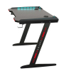 Biurko gamingowe Raptor GT100 120x60cm RGB czarne-23386481