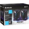 DEFENDER GŁOŚNIKI ROCKET 2.0 6W LED USB CZARNE 65094-23386687