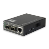 LevelOne GVT-2011 - Media konwerter - GigE - 10Base-T, 100Base-TX, 1000Base-T, 1000Base-X - RJ-45 / SFP (mini-GBIC)