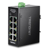 Trendnet TI-ELC80 przełącznik sieciowy Nie zarządzany Fast Ethernet (10/100) Czarny
