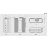 Przełącznik LevelOne Industrial GB 6-portowy/IP30+DIN 1Gbps-23390112