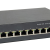 Przełącznik LevelOne GEP-1051 - Inteligentny - 8 x 10/100/1000 (PoE+) + 2 x Gigabit SFP - Biurko, Montaż w szafie - P