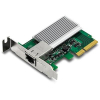 Karta sieciowa Trendnet TEG-10GECTX, wewnętrzna, przewodowa, PCI Express, Ethernet, 10000 Mbit/s, zielony, szary-233904