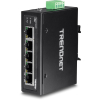 TRENDnet Industrie Switch 5 Port Gbit IP30 DIN-Rail Metall