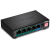 TRENDnet Switch 5 Port Gbit PoE+ 60W Metall