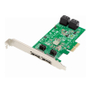 Karta Dawicontrol PCI PCI-e DC-624e RAID R2 4-kanałowy SATA 6G sprzedaż detaliczna-23393857