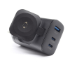 RealPower 450476 ładowarka do urządzeń przenośnych Power bank, Smartwatch, Tablet Czarny Prąd przemienny Bezprzewodowe ładowanie Szybkie ładowanie Wew