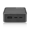 EVERACTIVE POWERBANK 20 000MAH, 1X USB, 2X USB-C, 20W, QC4+, WYŚWIETLACZ LCD, CZARNY EB-22QB-23394748