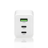 EVERACTIVE ŁADOWARKA SIECIOWA GAN 1 X USB, 2 X USB-C QUICK CHARGE 4+ 65W BIAŁA SC-655Q-23394963