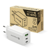 EVERACTIVE ŁADOWARKA SIECIOWA GAN 1 X USB, 2 X USB-C QUICK CHARGE 4+ 65W BIAŁA SC-655Q-23394968