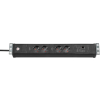 Listwa zasilająca brennenstuhl Premium-Web-Line V3 - do montażu w szafie serwerowej - Ethernet - Złącza wyjściowe: 4 - 48,3 cm (19") - 3,0 m Przewód