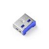 Smartkeeper UL03P2DB bloker portów Blokada portu USB Typu-A Niebieski Plastik 100 szt.