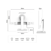 Monitor JAPANNEXT 54,6cm JN-IPS2152FHDR-T 16:9 HDMI/DP Touch FHD-23399583