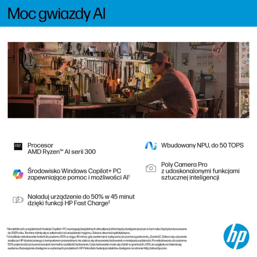 HP OmniBook X Flip 16-ar0016nw Ryzen AI 5 340 16.0