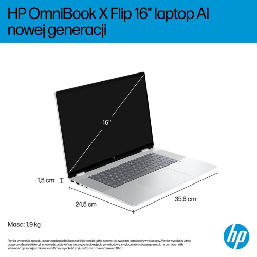 HP OmniBook X Flip 16-as0003nw Ultra 7 258V 16.0