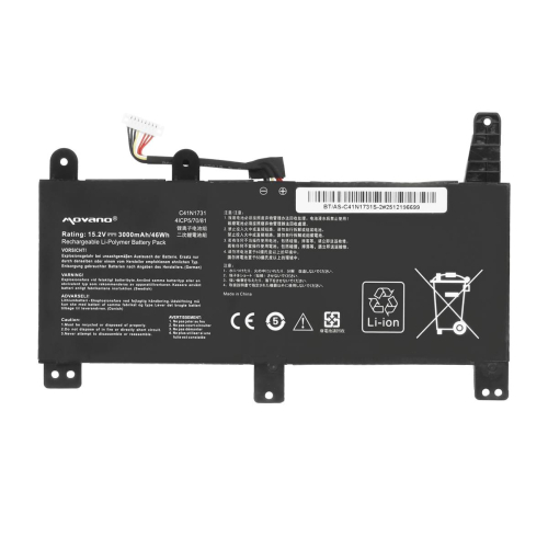 Bateria Movano do Asus ROG Strix G512LU, G531GU, G712LU (3000mAh)-23318313