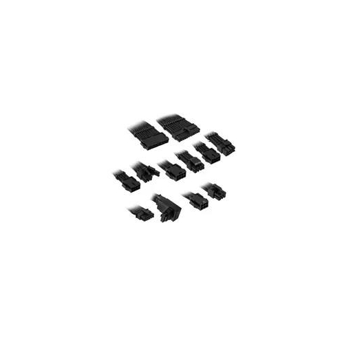 Kolink Core Pro Braided Cable Extension Kit 12V-2x6 Type 1 - Jet Black