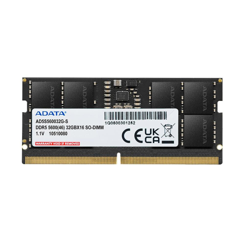 ADATA Premier moduł pamięci 16 GB 1 x 16 GB DDR5 262-pin SO-DIMM Korekcja ECC