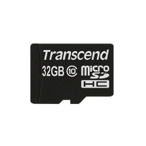 SD microSD Card 32GB Transcend SDHC Class10 w/adapter
