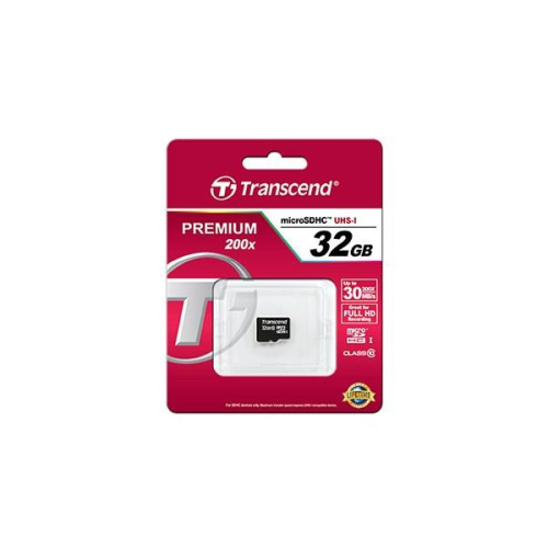 SD microSD Card 32GB Transcend SDHC Class10 w/adapter-23349039
