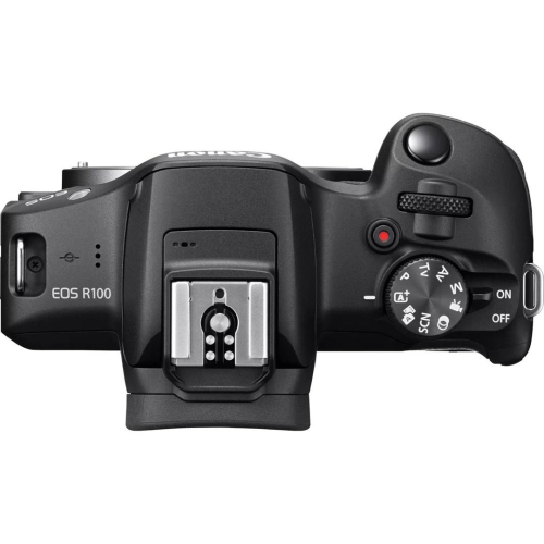 Canon Aparat bezlusterkowy EOS R100 + obiektyw RF-S 18-45mm F4.5-6.3 IS STM Megapiksel 24,1 MP Czułość ISO (maks.) 12