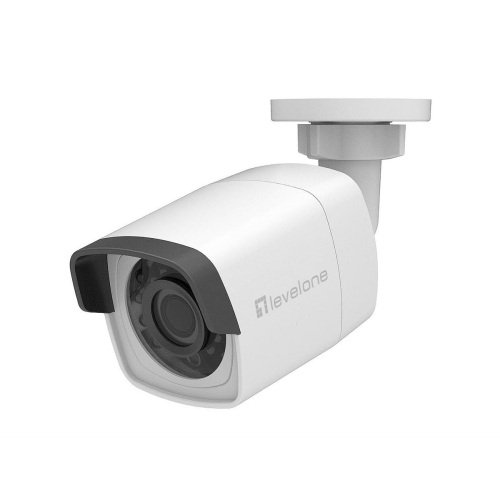 Kamera LevelOne IPCam Bullet Fix Out 4MP / H.265 / IR / 7W / PoE / IP67