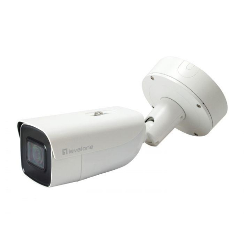 Kamera LevelOne IPCam 4xZ Bullet Fix Out 6MP H.265 IR 18 W PoE IP67