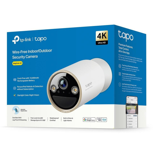 TP-Link Tapo C460 Tubowa Kamera bezpieczeństwa IP Zewnętrzna 3840 x 2160 px Sufit / Ściana-23382871
