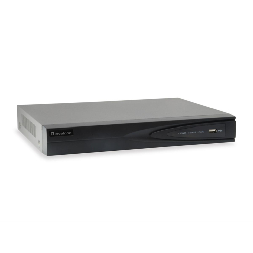 Rejestrator sieciowy LevelOne 4-kanałowy / 1xHDD / 8MP / GEMINI