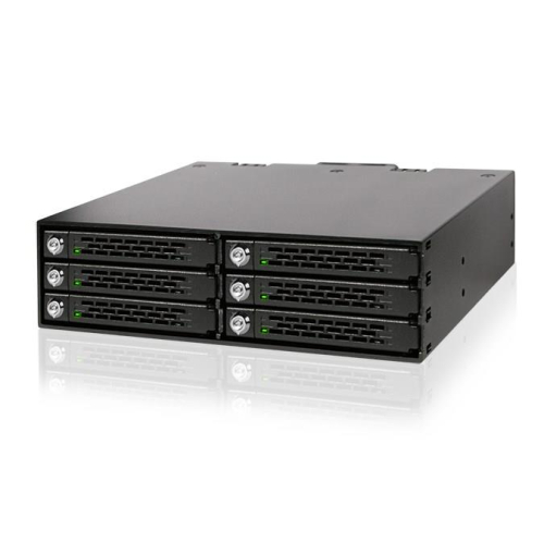 Płyta montażowa IcyDock 6x6.3cm SATAI-III w 1x5.25" SSD do 9.5 KEY