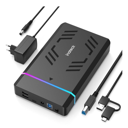 Inateck FE3003 Obudowa HDD/SSD Czarny 2.5/3.5