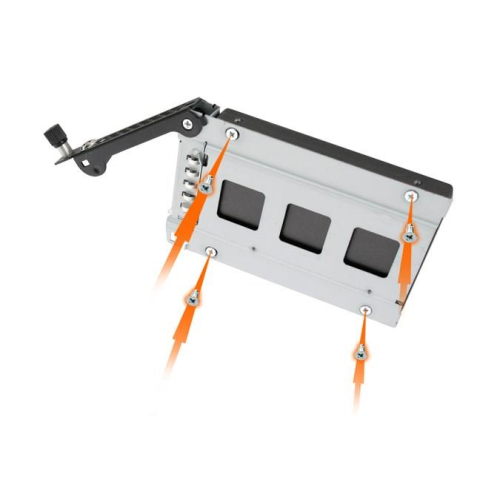 We-Ra. IcyDock z miejscem na 2 dyski: 2x6,3cm SATAI-III/SAS HDD&SSD w kolorze, 1x3,5
