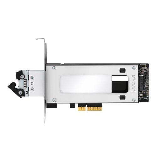 Kontroler pamięci masowej ICY Dock ToughArmor MB840M2P-B - Karta M.2 NVMe - PCIe 3.0 x4 - 1 nadajnik/kanał - Srebrny-2