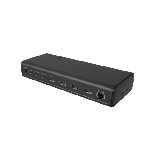 ICY BOX IB-DK7401-CU31 Przewodowa USB 3.2 Gen 2 (3.1 Gen 2) Type-C Czarny