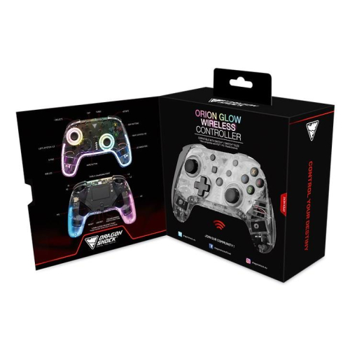 Dragonshock Orion Glow Czarny Bluetooth Gamepad Analogowa/Cyfrowa Nintendo Switch-23385841