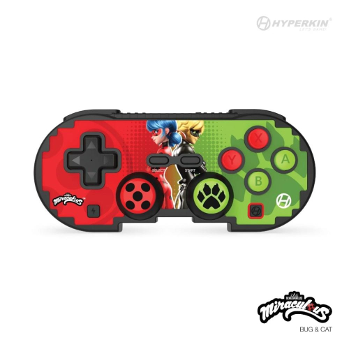 Hyperkin Pixel Art Zielony, Czerwony Bluetooth Gamepad Nintendo Switch, Nintendo Switch Lite, Nintendo Switch OLED