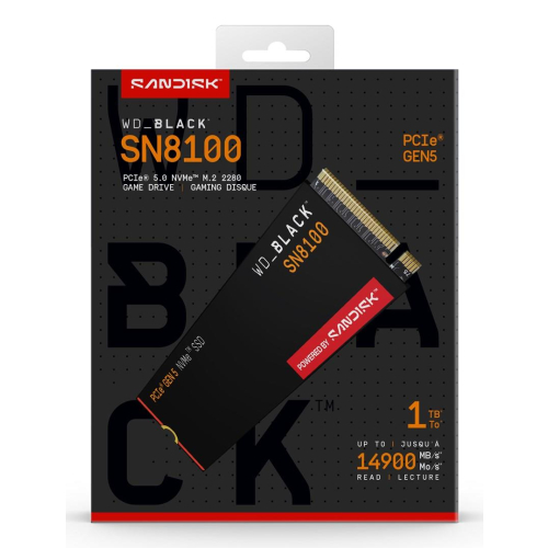 SSD WD Black SN8100 w/o HS 1TB WDS100T1X0M-23386438