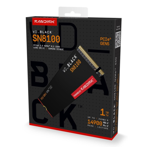 SSD WD Black SN8100 w/o HS 1TB WDS100T1X0M-23386440