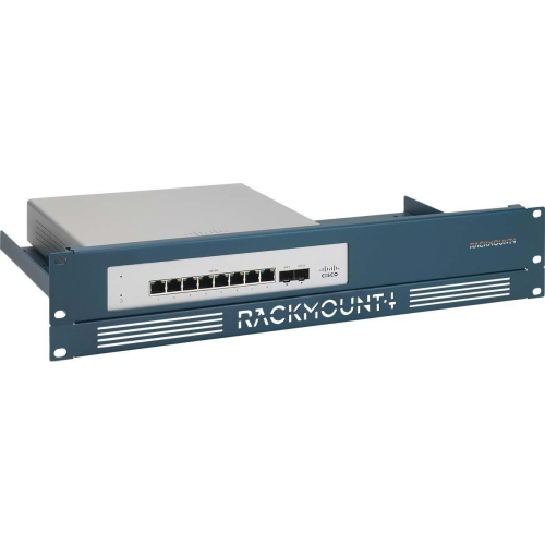 Rackmount.IT CISRACK RM-CI-T17 - Zestaw montażowy sprzętu sieciowego - Możliwość montażu w szafie - Metaliczny niebieski - 1U - 19" (48,3 cm)