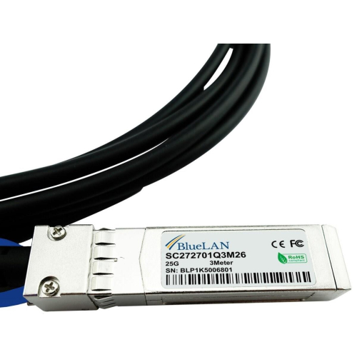 BlueOptics SFP-H25G-CU1M-BL kabel InfiniBand / światłowodowy 1 m SFP28 Czarny-23389239