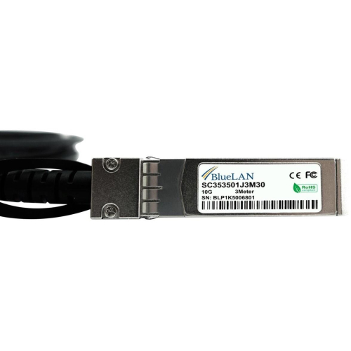 BlueOptics JD096C-BL kabel InfiniBand / światłowodowy 1 m SFP+ Czarny-23389267